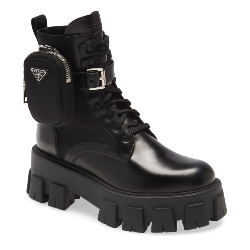 Authentic Prada combat boots size 37